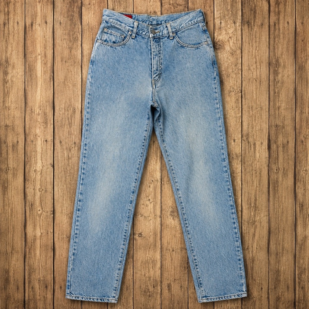 Edwin US Classic T-3787 Jeans Mens 28x32 Light Wash Straight Leg Made in Japan